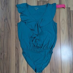 NWT! Lilly Pulitzer Caliana Bodysuit Bright Agate Green Size XS $98 - Read